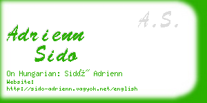 adrienn sido business card
